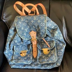 Louis Vuitton denim backpack